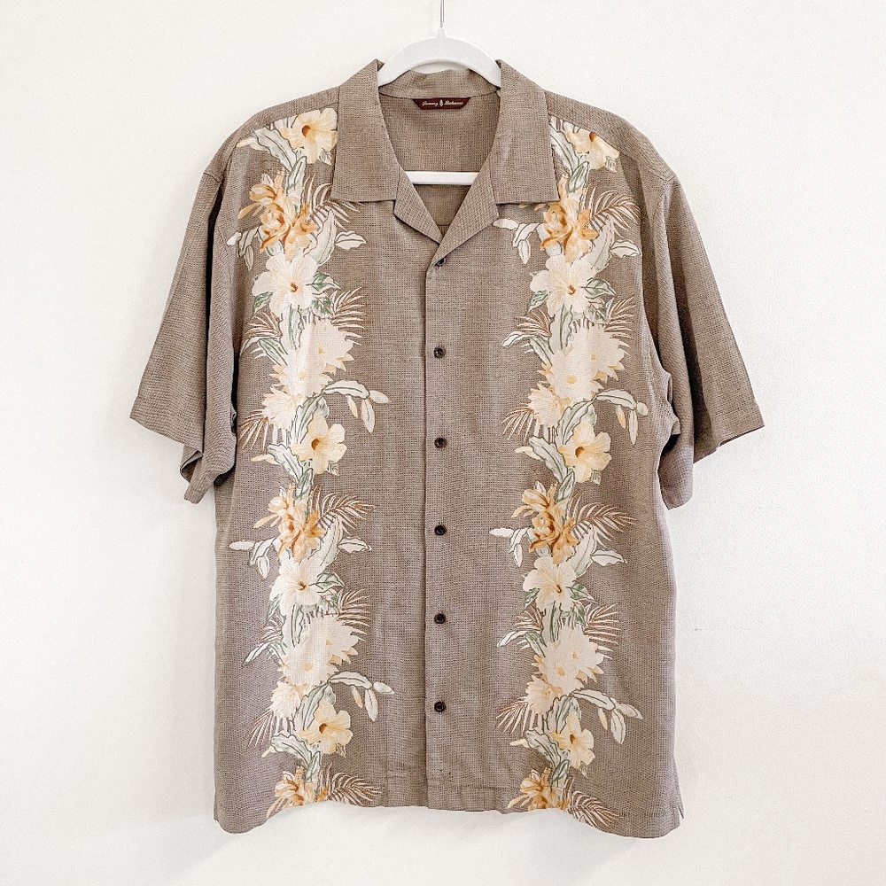 Tommy Bahama Silk Hawaiian Camp Shirt
